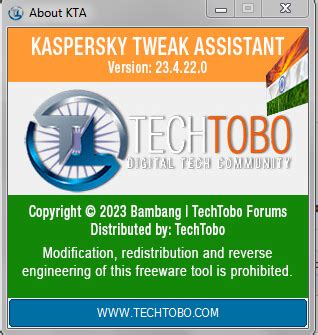 kaspersky tweak assistant (kta) v21. . Kaspersky tweak assistant latest